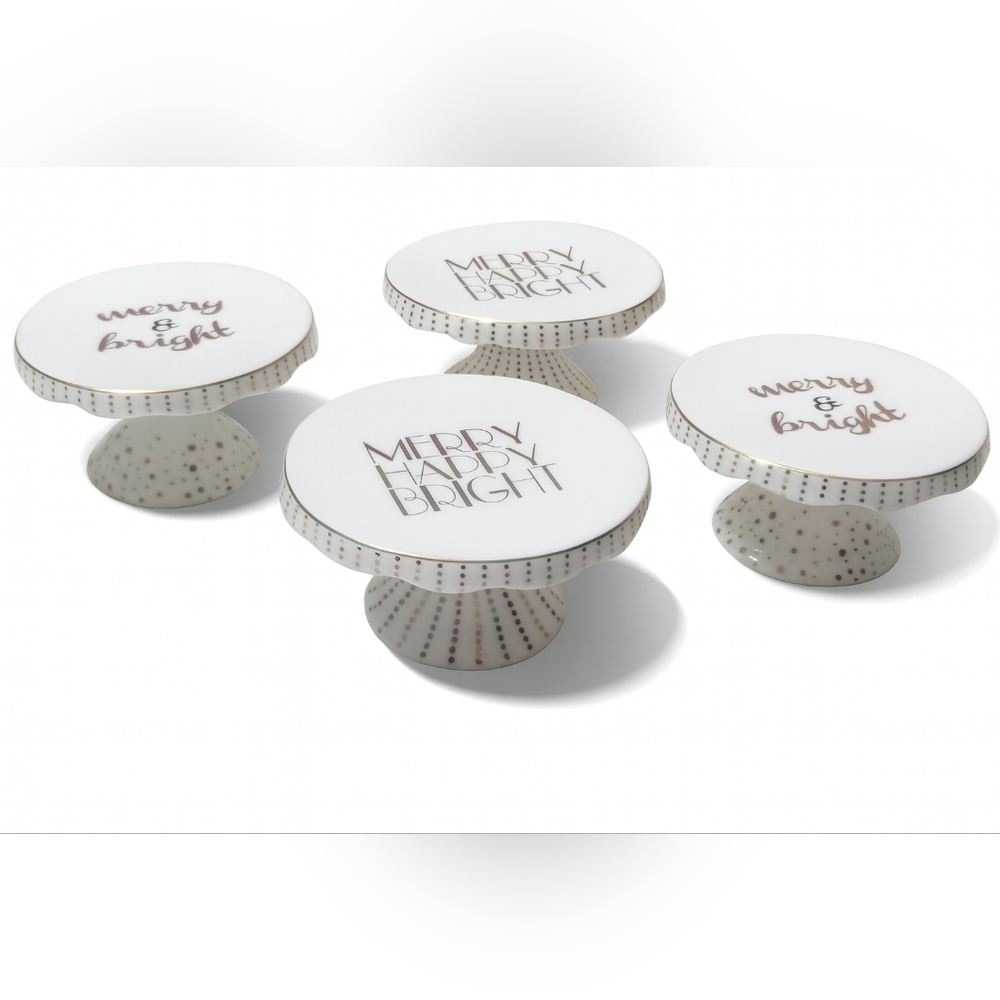 Grace's Teaware Set of 4 Mini Cupcake/Dessert Stands
